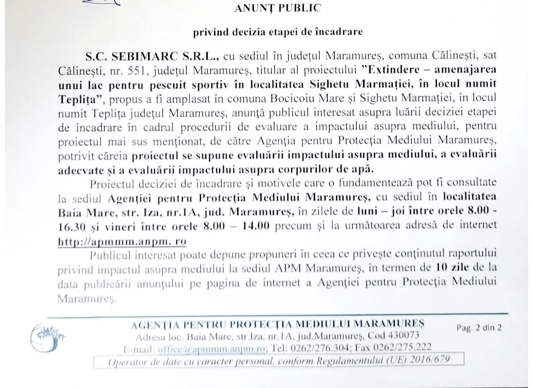 Anunț publicitar 06.07.2023