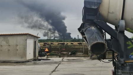 În aceste momente: Incendiu de proporții la Seini