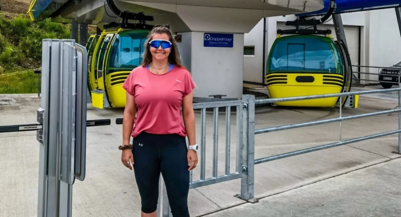 Mare sportivă, în pregătire, pe pârtia borșeană