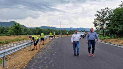 În Orașul Baia Sprie: Legătura cu municipiul Baia Mare, centura de sud, este funcțională în curând; Va degreva în siguranță traficul intens al DN18