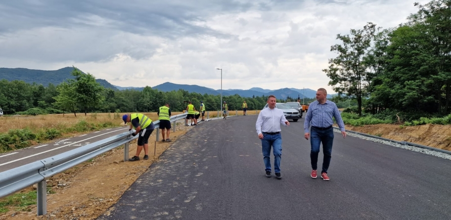 În Orașul Baia Sprie: Legătura cu municipiul Baia Mare, centura de sud, este funcțională în curând; Va degreva în siguranță traficul intens al DN18