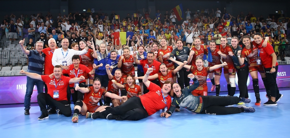 Campionatul European de Handbal Feminin U19: Naționala României, cu 7 jucătoare băimărene în lot, a reușit o victorie importantă contra Suediei
