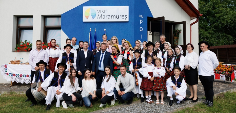 Inaugurarea centrului de informare turistică din Săpânța