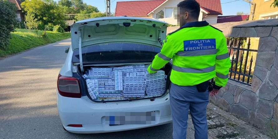 Petrova: Mașină încărcată cu țigări oprită în trafic