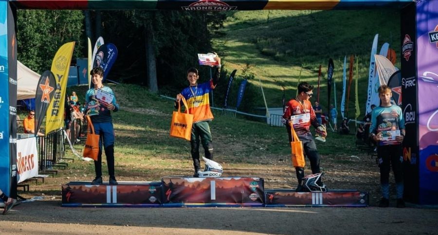 Băimăreanul Matei Huțanu, locul I la competiția „Up to Postăvaru”, ediția a III-a