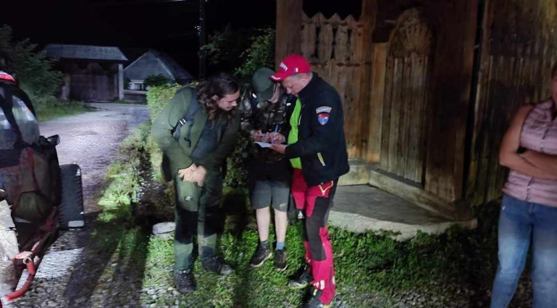 Intervenție nocturnă, de sărbătoarea Salvamont, în Maramureș