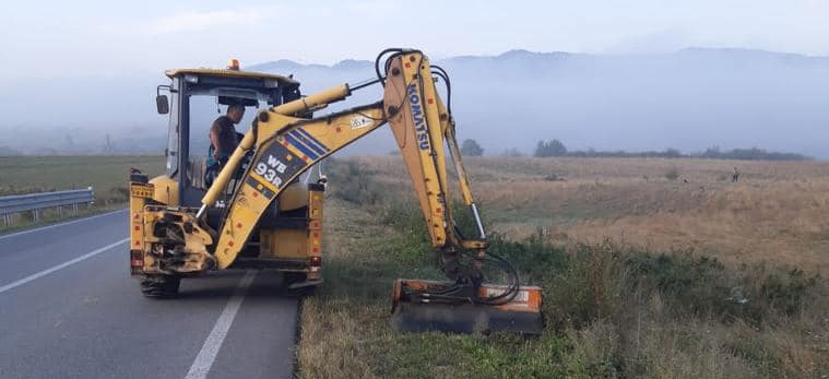 Lucrări estivale pe șoselele județene din Maramureș