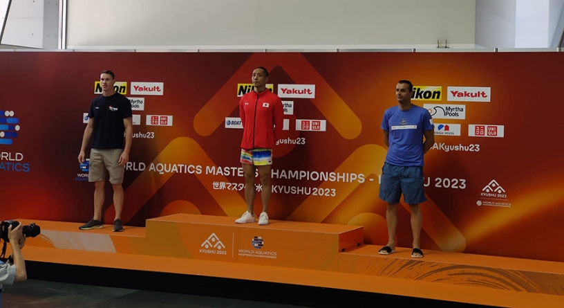 Sportivul băimărean Ioan Ștefan Gherghel, bronz la Campionatele Mondiale de Natație Masters din Japonia
