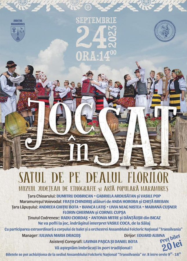 Baia Mare: Evenimentul „Joc în sat” a fost reprogramat pentru 1 octombrie