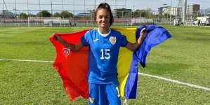 Maramureșeanca Andreea Cândea, fotbalistă a echipei băimărene, a înscris primul gol pentru naționala României U15; Reușita „de poveste” a sportivei