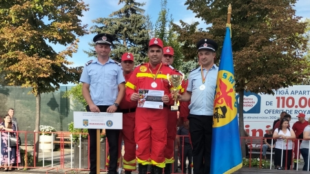 Echipajul specializat de prim ajutor ISU Maramureș, pe locul al doilea în țara noastră, la campionatul național de asistență calificată din România