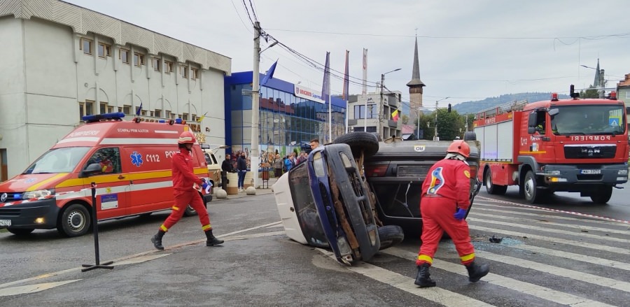 „Simulare tactică” de intervenție a salvatorilor maramureșeni