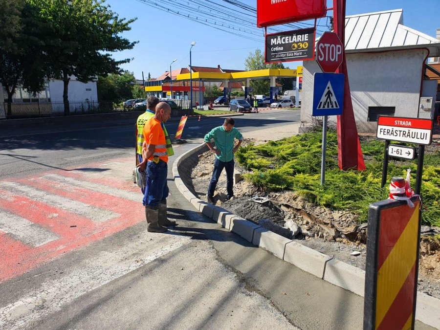 Intersecție resistematizată, pe Minerilor, în Baia Mare