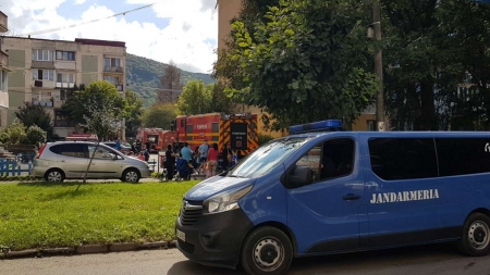 Deflagrație puternică într-un apartament din Sighetu Marmației