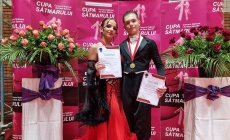 „Cupa Sătmarului”: „Un argint” obținut de perechea de sportivi, ai Galactic Dance Baia Mare, Emma Pop, Barkoczi Edvin, la concursul de ranking