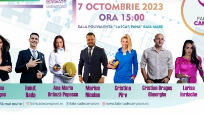 Sportivi de renume vin în Baia Mare la conferința „Inspire” by Fabrica de Campioni