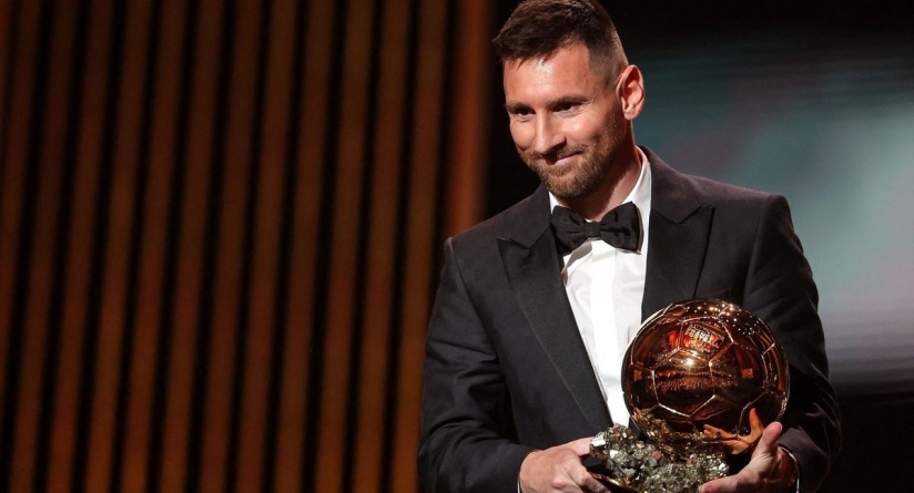Lionel Messi a câştigat Balonul de Aur pentru a opta oară