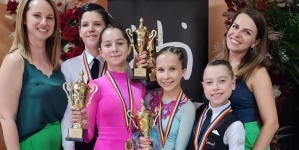 Două medalii de aur și o medalie de argint obținute de dansatorii băimăreni la Concursul Internațional „Romanian Dance Festival”