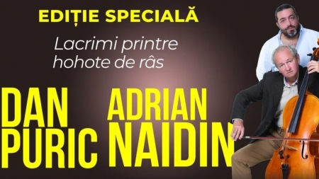 În Baia Mare: „Lacrimi printre hohote de râs”, cu Dan Puric și Adrian Naidin