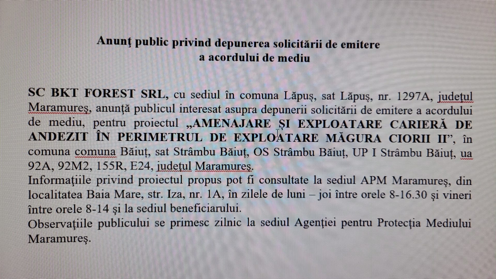 Anunț publicitar 04.10.2023