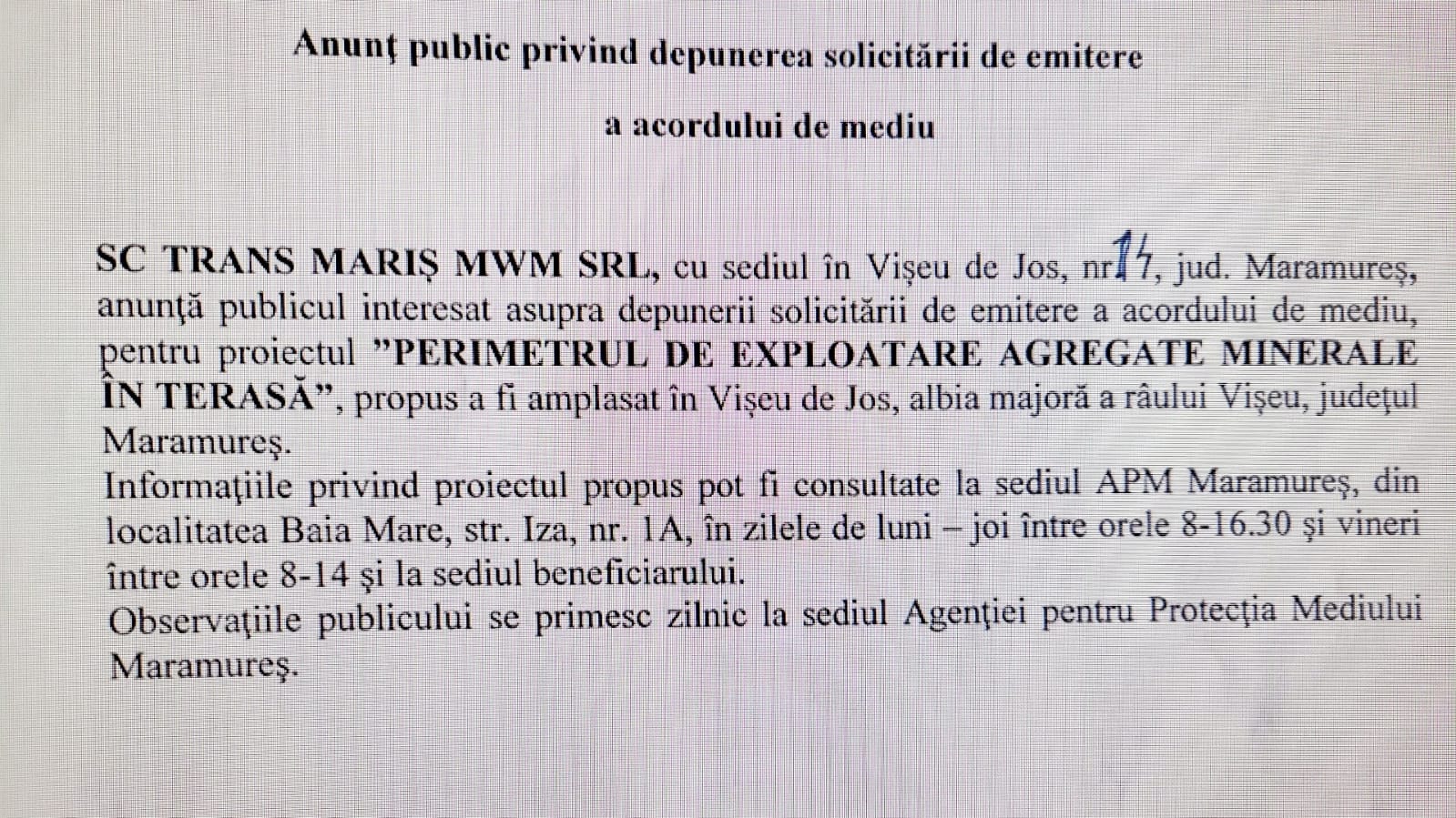 Anunț publicitar 17.10.2023