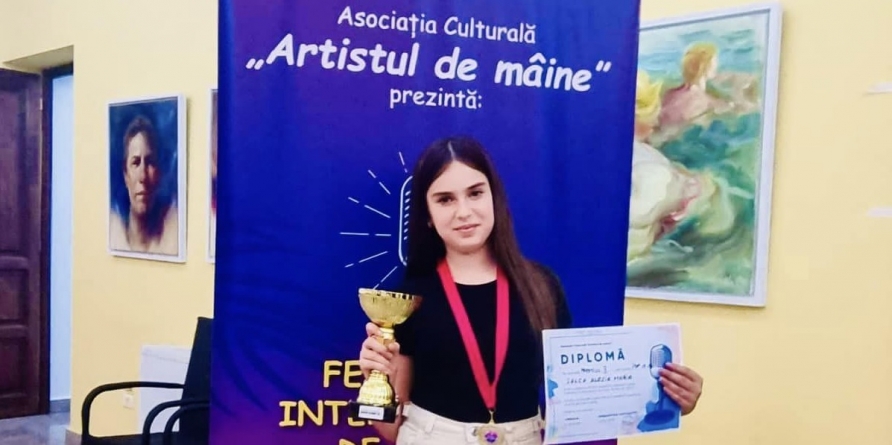 Eleva Recreart a uimit la Jimbolia: Artista din Maramureș, Alesia Salca, a obținut premiu, la Festivalul Internațional de Canto „Artistul de mâine”