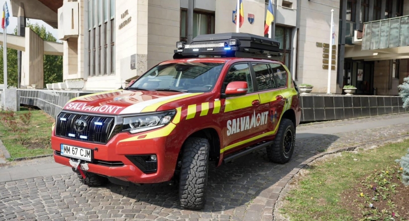 Autospecială tipul A2, achiziționată pentru Salvamont Maramureș