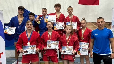 Campionatul Național de Sambo, ediția 2023, Cadeți și Seniori, la Arad: CSM Baia Mare a obținut, în concurs, 11 medalii în total, din care 4 de aur