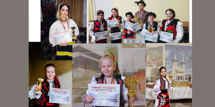 Premii deosebite obținute de elevii Școlii de Artă „Gheorghe Chivu” Sighet la Festivalul Concurs Național de Muzică Populară „Comori Folclorice”