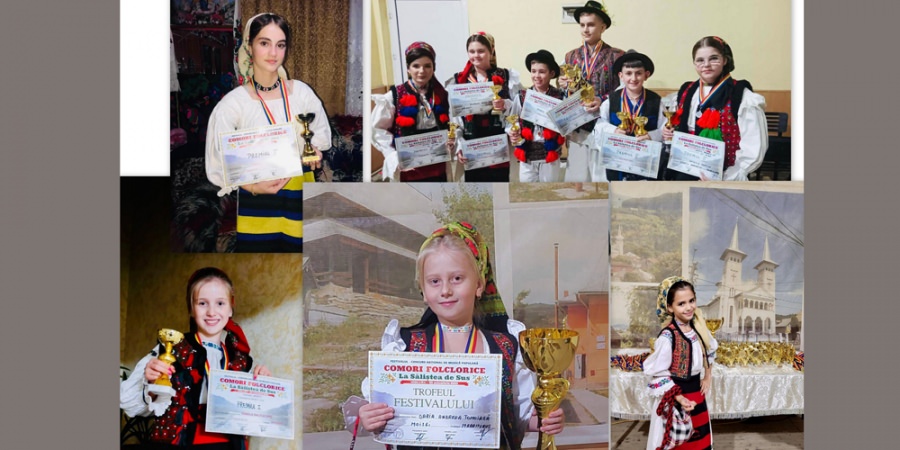 Premii deosebite obținute de elevii Școlii de Artă „Gheorghe Chivu” Sighet la Festivalul Concurs Național de Muzică Populară „Comori Folclorice”