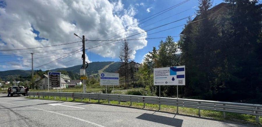 Lucrare importantă de canalizare în orașul Borșa