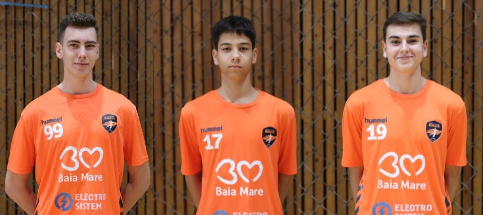 Handbal Masculin: Trei jucători de la Academia Minaur, convocați în prezent, la loturile naționale, pentru „Trofeul Carpați” și la echipa de cadeți
