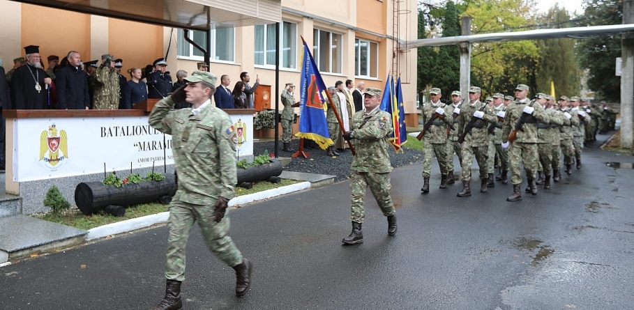 55 de ani de la înființarea Batalionului 813 Infanterie Maramureș