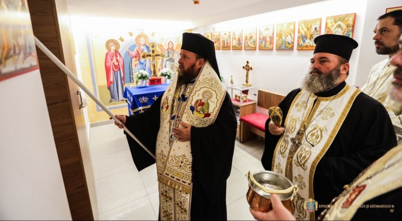 A fost sfințită pictura Paraclisului din incinta Spitalului Județean Baia Mare