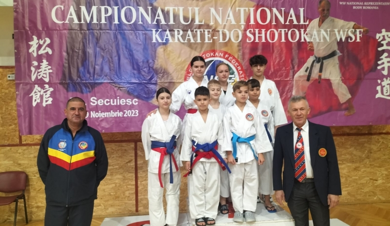 10 titluri de Campion Național obținute de sportivii din Fărcașa la Campionatul de Karate-Do Shotokan