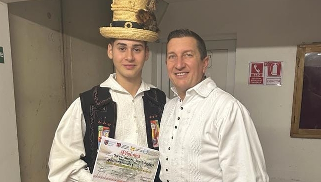 Băimăreanul Paul Marincaș a obținut premiul special al Festivalului-Concurs Internațional de Folclor „Rozmarin în colțu’ mesii”