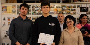Lucacistul Dacian Robu a câștigat Trofeul „Ioana Zelina” din cadrul concursului regional „Prin labirintul matematicii”