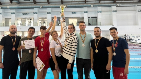 Opt medalii obținute de polițiștii maramureșeni la Campionatul de înot al M.A.I.
