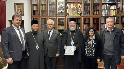 Monseniorul Patrick Valdrini, întâlnire cu PS Iustin