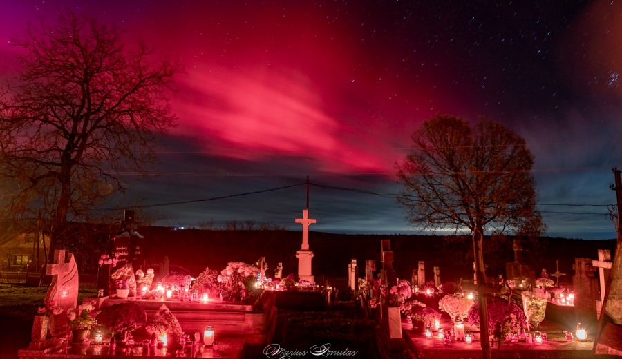 Fenomenul optic rar, vizibil și în Maramureș: „Marginea” județului în care s-a văzut clar, și la noi, aurora boreală; Specialiștii aduc clarificări