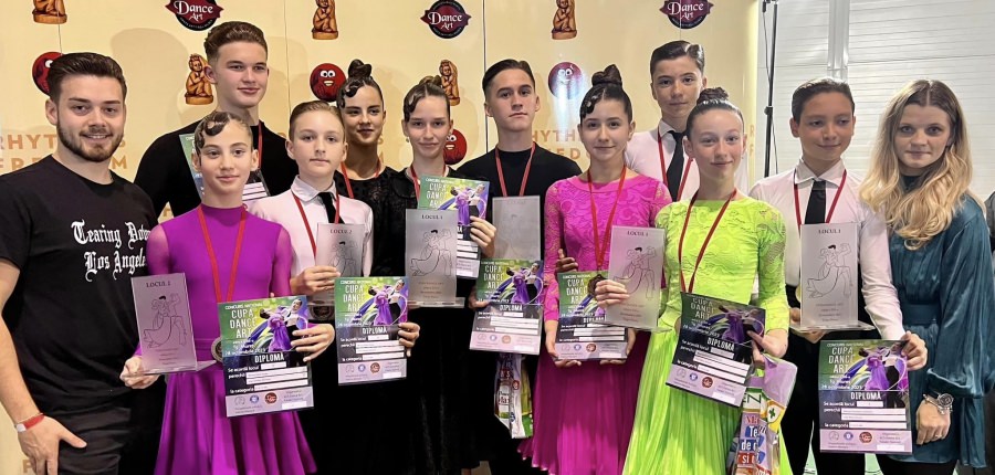 Medio Monte la concursul „Cupa Dance Art”: 22 calificări în finală, 5 mari performanțe pentru clubul băisprian; Lista pe categorii a câștigătorilor
