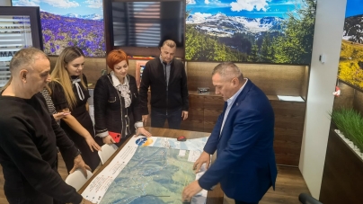 Delegație venită din Ucraina, alcătuită din români, în Borșa