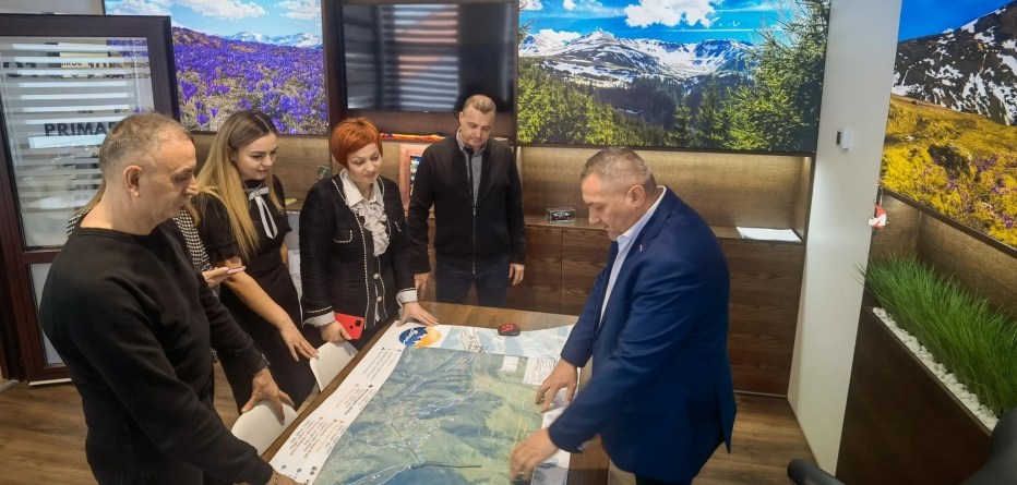 Delegație venită din Ucraina, alcătuită din români, în Borșa