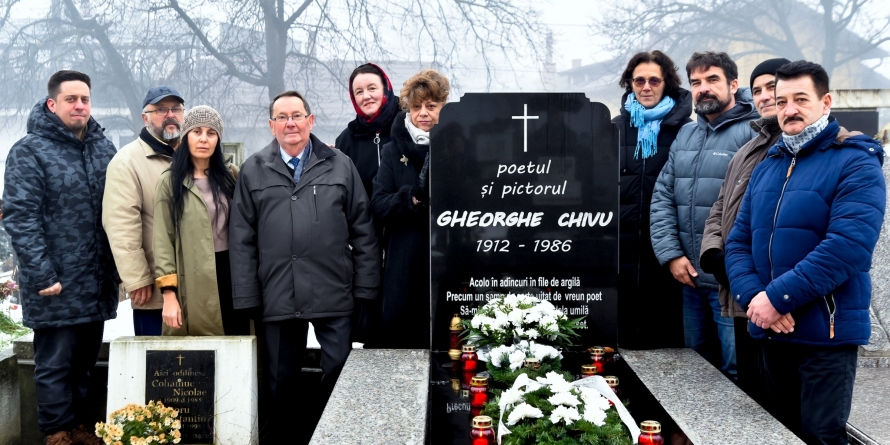 Poetul și pictorul Gheorghe Chivu, omagiat la Sighetu Marmației