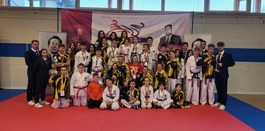 51 de medalii obținute de sportivii Clubului „Dragonul” Baia Mare la Cupa „Gyuri Mazsa” la Taekwon-do ITF