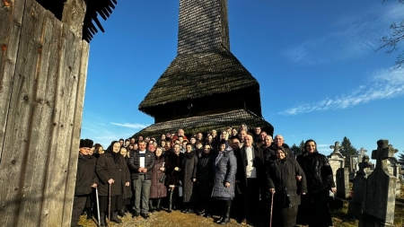 Biserica Ortodoxă Apșa de Mijloc și-a serbat hramul; E cea mai veche biserică din dreapta Tisei