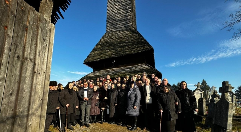 Biserica Ortodoxă Apșa de Mijloc și-a serbat hramul; E cea mai veche biserică din dreapta Tisei