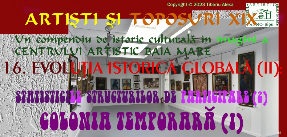 Dr. Tiberiu Alexa: Artiști și Toposuri. Un compendiu de istorie culturală în imagini a Centrului Artistic Baia Mare 1896-2021 (XIX)