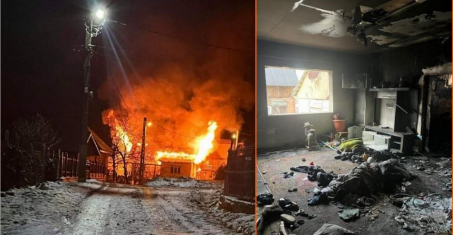 Să ajutăm o familie cu doi copii mici din Chiuzbaia să-și refacă locuința distrusă de incendiu