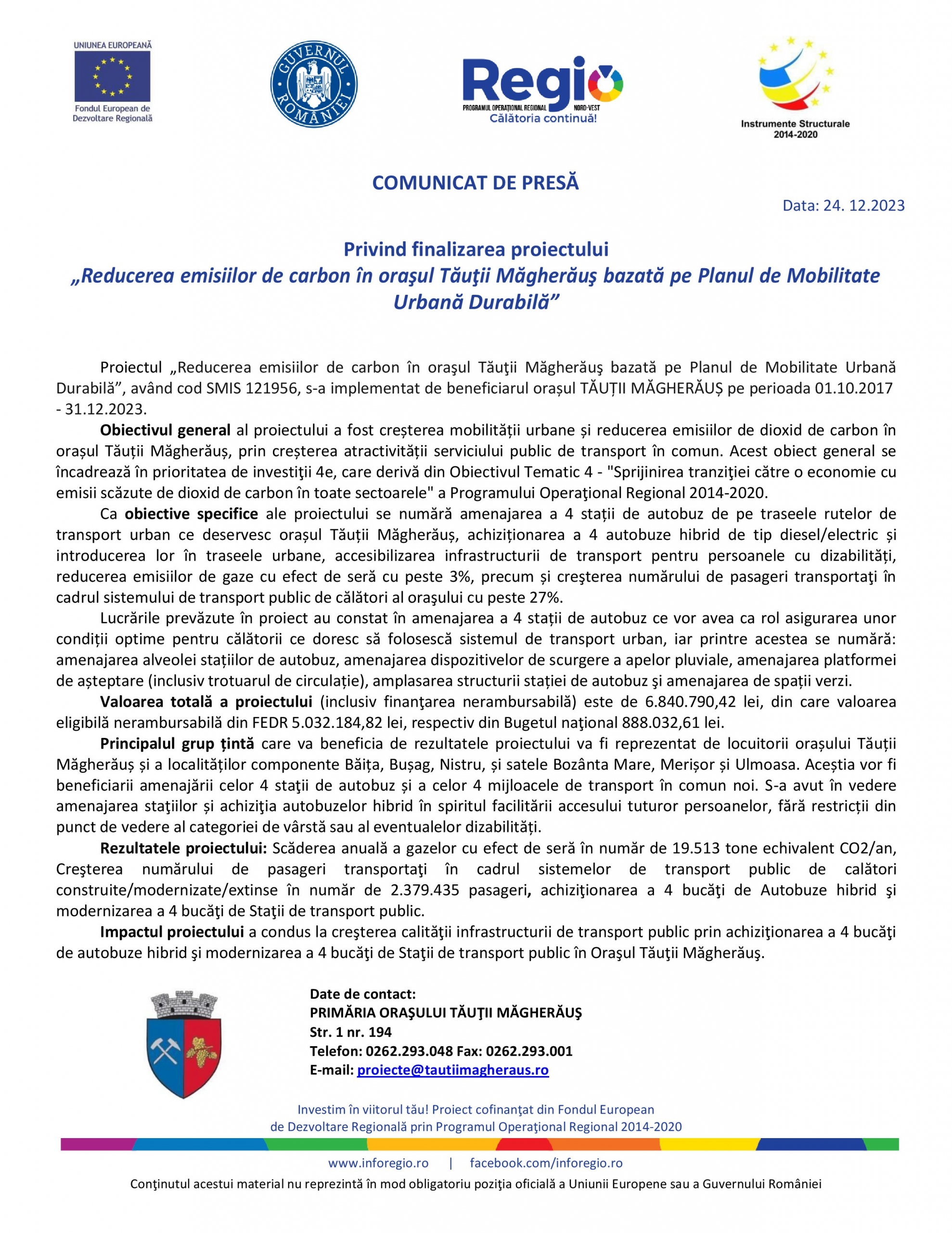 Anunț publicitar 24.12.2023